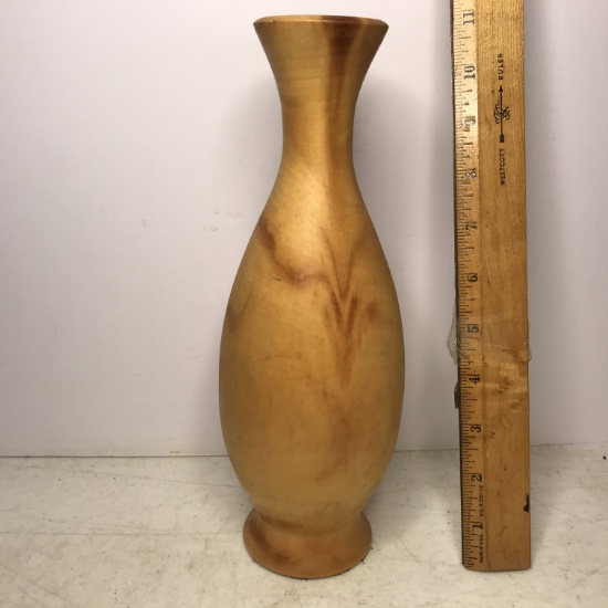 Hand Crafted Vintage Wooden Bud Vase