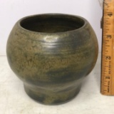Small Vintage Pottery Planter Signed “S.M.” On Bottom