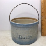 Vintage “Butter” Pottery Crock