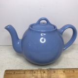 Vintage Periwinkle Pottery Teapot by Lipton Tea USA