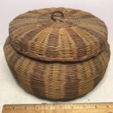 Vintage Lidded Basket