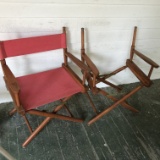Pair of Vintage Directors’ Chairs by Gold Medal Folding Furniture Co.