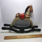 Vintage Wooden Decorative Rocking Horse