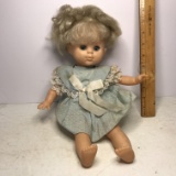 Vintage Doll with Soft Body & Hard Plastic Arms, Legs & Head