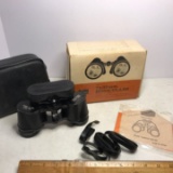 Vintage Wide Angle 7 x 35 mm Binoculars with Case & box