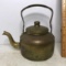 Vintage Brass Finish Small Metal Teapot