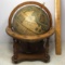 Vintage Globe on Wooden Stand - Made in Japan