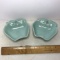 Pair of Vintage Belmar Pottery California Apple Dishes
