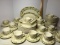 58 pc Poppy Trail by Metlox Made in California Venon Sculptured Daisy Dinnerware