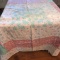 Vintage Hand Made Hand Sewn Quilt