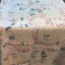 Hand Made Antique Wedding Ring Pattern Quilt