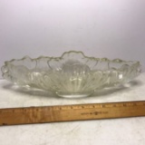 Large Vintage Heavy Glass Bowl