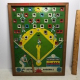 1962 Roger Maris Action Baseball Game with Metal Background & Wood Frame