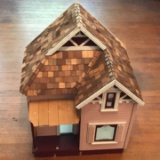 Vintage Wooden Hand Made Doll House