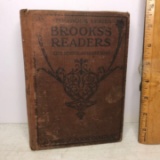 1907 “Brook’s Readers Sixth, Seventh and Eighth Years” Hard Cover Book
