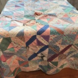 Hand Made Hand Stitched Antique Quilt