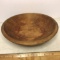 Vintage Wooden Signed “Munising” Dough Bowl