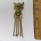 Vintage Hobe’ Gold Tone Owl Pendant