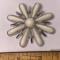 Silver Tone Sarah Coventry Large Floral Brooch