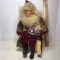 Vintage Hand Made Father Christmas Shelf Sitter