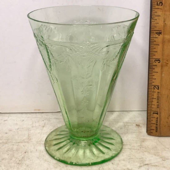 Vintage Vaseline/Uranium Glass Tumbler
