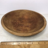 Vintage Wooden Signed “Munising” Dough Bowl