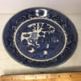 Vintage Bowl with Blue Willow Design - Made in Japan
