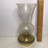 Brass Tone Oil Lamp