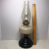 Vintage Glass Oil Lamp