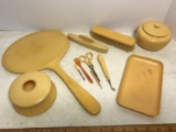 11 pc Vintage Celluloid Dresser Set