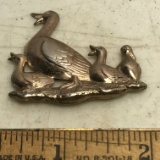 Sterling Silver Duck Pin