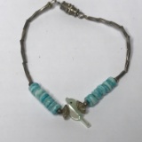 Precious Bird Bracelet with Sterling Beads