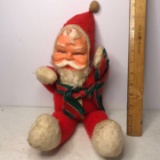 Vintage Musical Plush Santa Claus