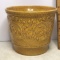 Vintage Haeger Signed Pottery Vase with Ornate Design