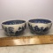 Pair of Vintage Blue Willow Style Bowls