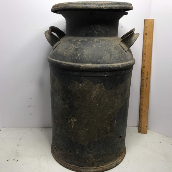 Vintage 20” Metal Milk Can