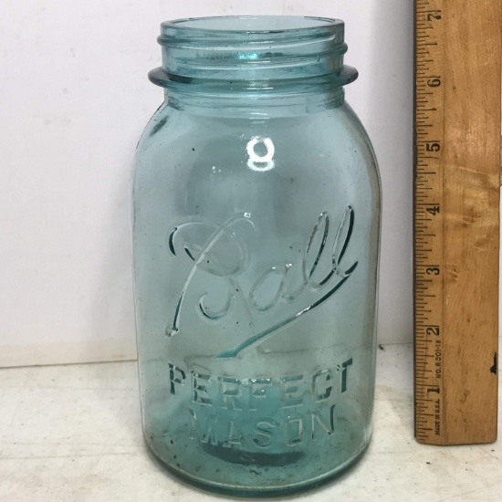 Vintage Blue Ball Perfect Mason Jar