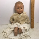 Antique Plaster Doll with Soft Body