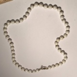 12Kt GF Marvell White Beaded Necklace