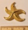 Gold Tone Vintage Star Fish Brooch Signed “Giovanni”