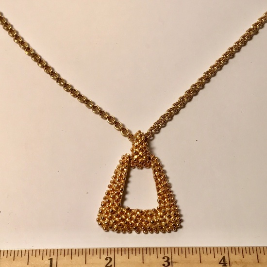 Vintage Gold Tone Sarah Coventry Necklace