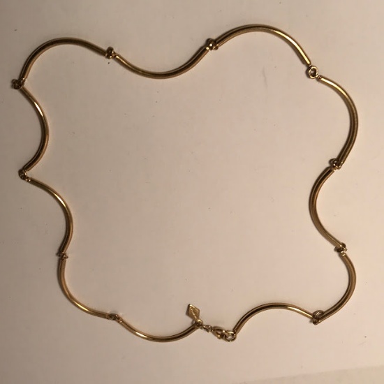 Gold Tone Vintage Sarah Coventry Necklace