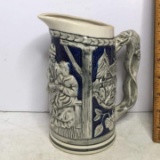 Vintage Pottery Stein Pitcher