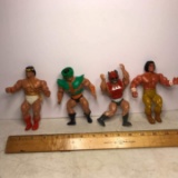 Lot of 1981 & 1982 Wrestling Action Figures