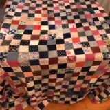 Vintage Hand Made Quilt Topper