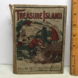 Antique “Treasure Island” by Robert Louis Stevenson Hard Cover Book