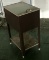 Rolling Vintage Metal File Cabinet