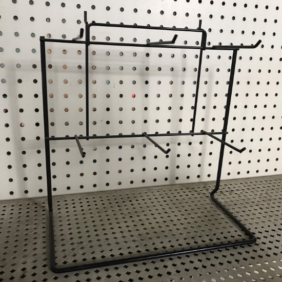 Black Metal Table Top Display Rack