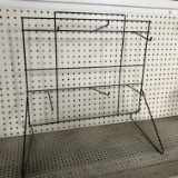 Black Metal Table Top Display Rack