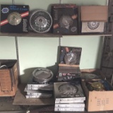 Lot of Vintage Hubcaps in Boxes